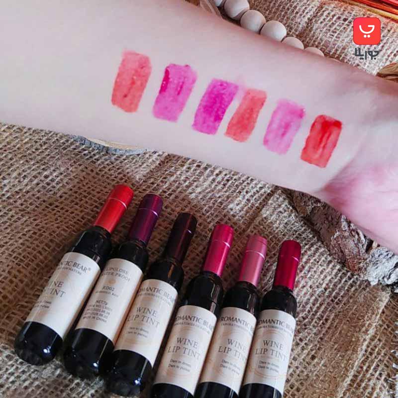 تینت لب شامپاینی برند رومانتیک بیر Wine Lip Tint