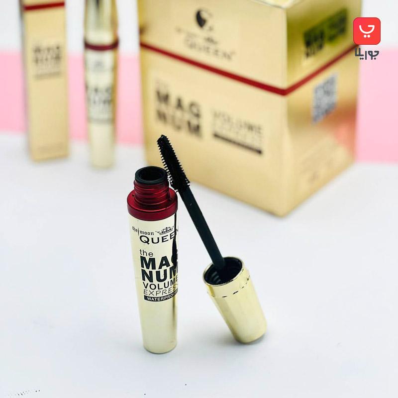 ریمل کویین Queen ضد آب افزایش حجم و بلندی مژه ها مدل مگنوم Magnum