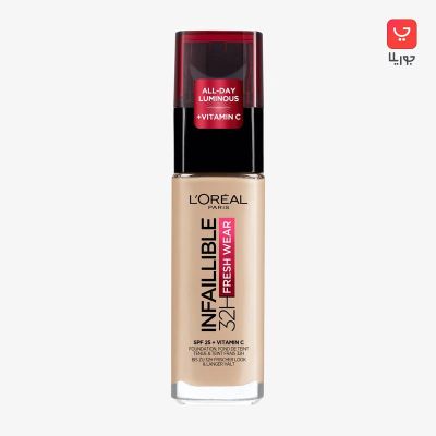 کرم پودر شیشه ای لورال LOREAL مدل اینفالیبل INFAILLIBLE