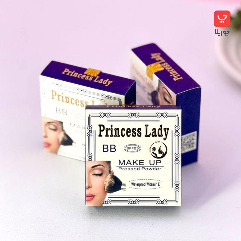 پنکک پرنسس لیدی مدل بی بی حاوی ویتامین و spf50 ضدآب