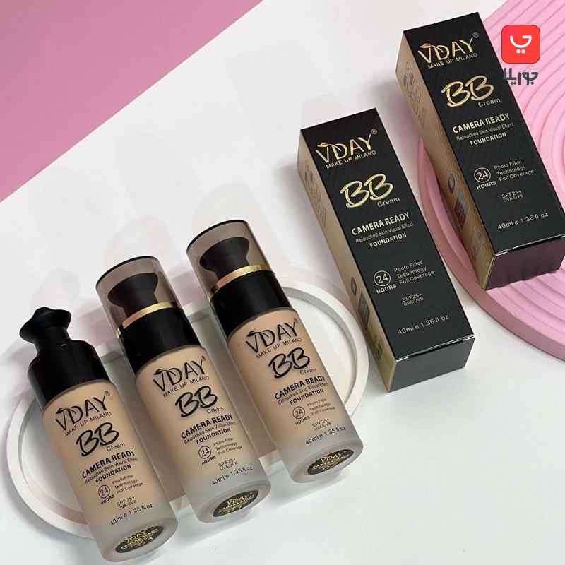کرم پودر شیشه ای ویدی مدل بی بی کرم VDAY BB Cream حاوی SPF25