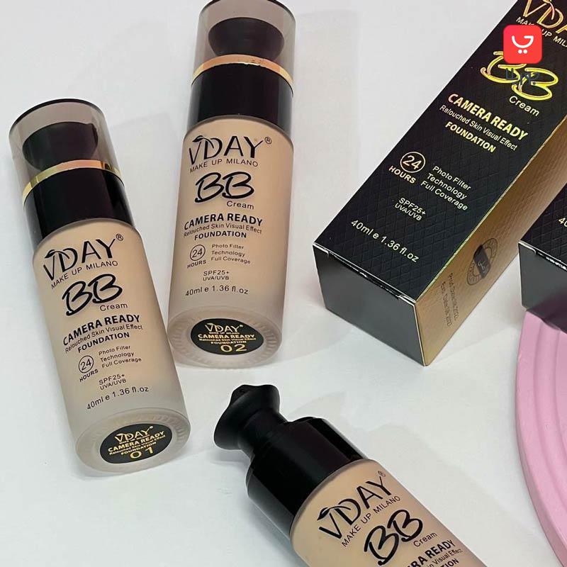 کرم پودر شیشه ای ویدی مدل بی بی کرم VDAY BB Cream حاوی SPF25