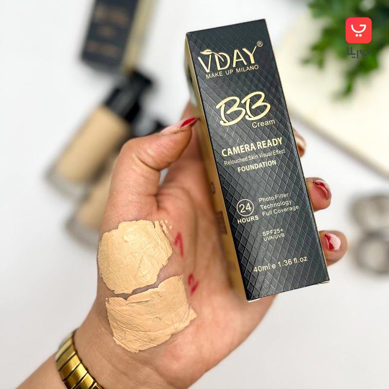 کرم پودر شیشه ای ویدی مدل بی بی کرم VDAY BB Cream حاوی SPF25