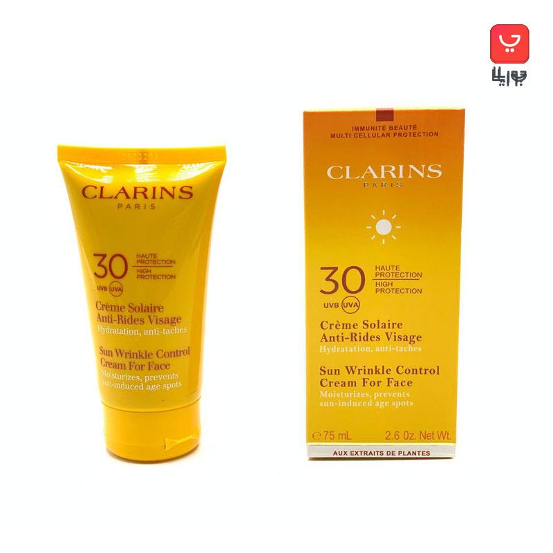 کرم ضد آفتاب کلارنس با spf30 مدل CLARINS Paris