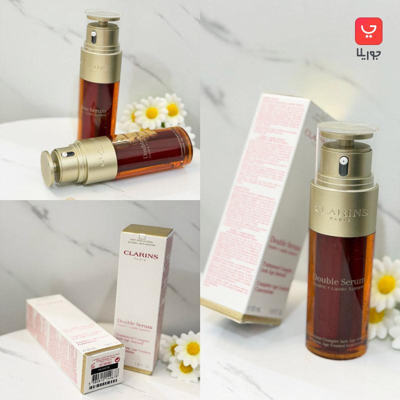 دابل سرم ضد چروک کلارنس Clarins لیفتینگ و جوانساز
